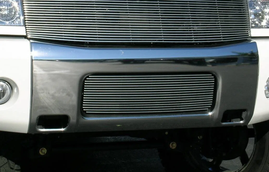 25780 – T-REX Bumper Grille Insert, Horizontal Bar Style Polished Billet Aluminum